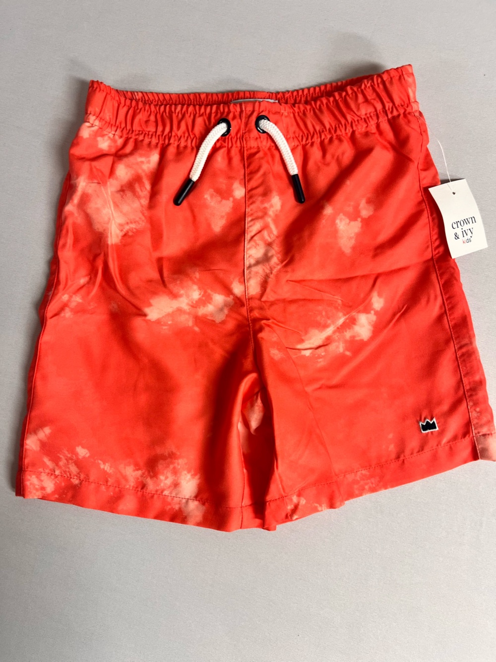 Brand New-Crown&Ivy Boys' Coralista Lined Swim Trunks